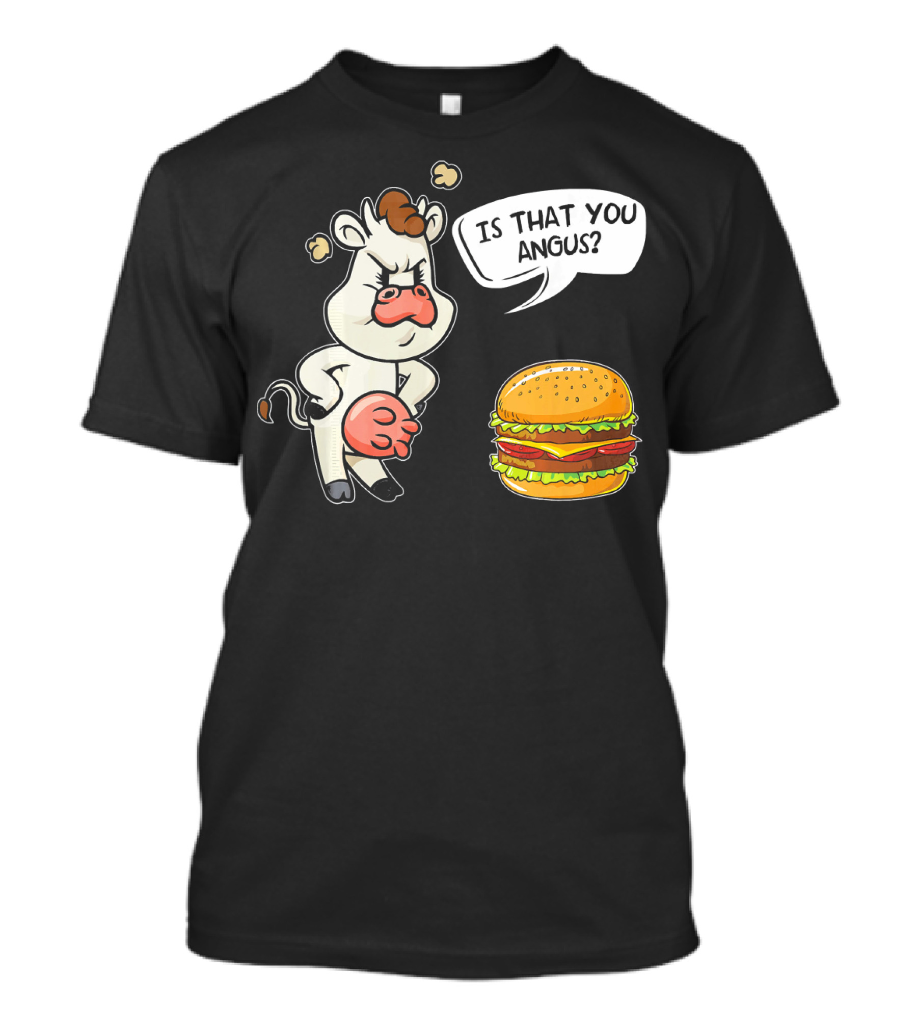 Barbecue Hamburger Is That You Angus Funny Cow Beef T-Shirt