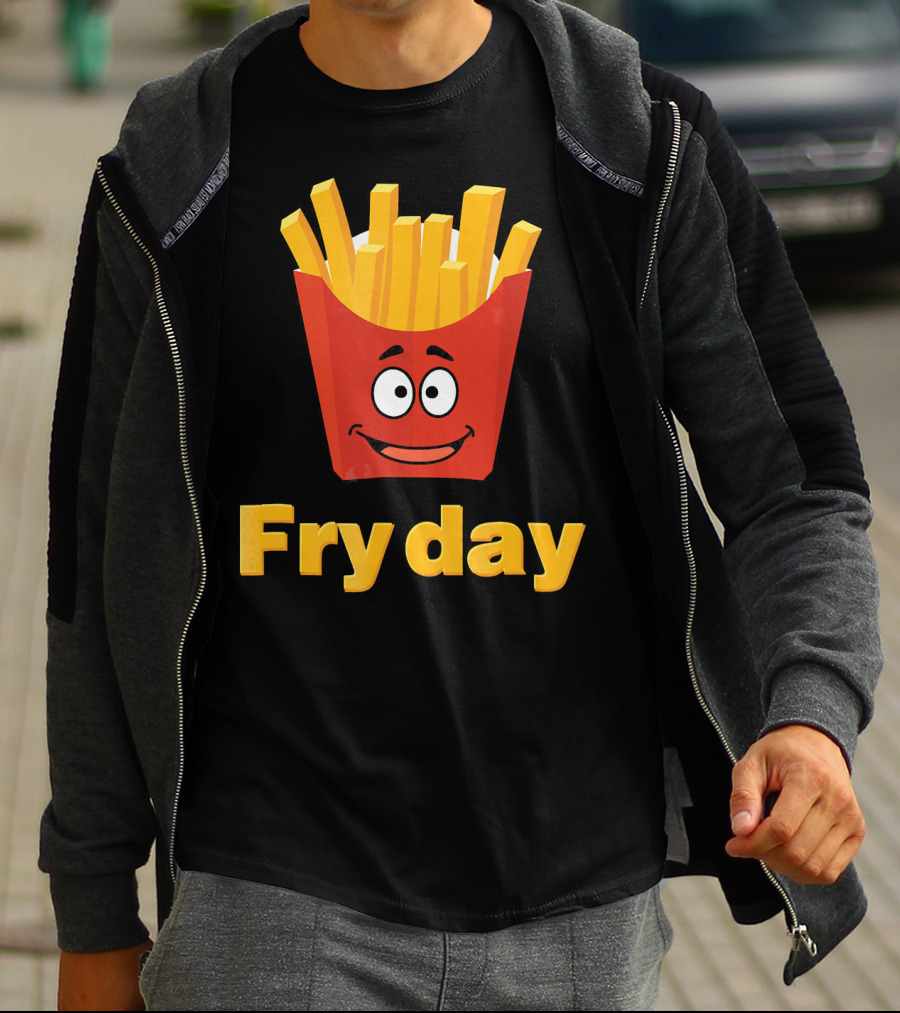 Fry Day Funny Fries Fry Day Burger Frid T-Shirt
