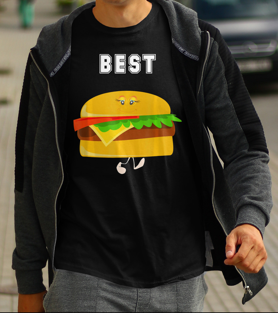 BEST Friends Matching Burger BFF T-Shirt