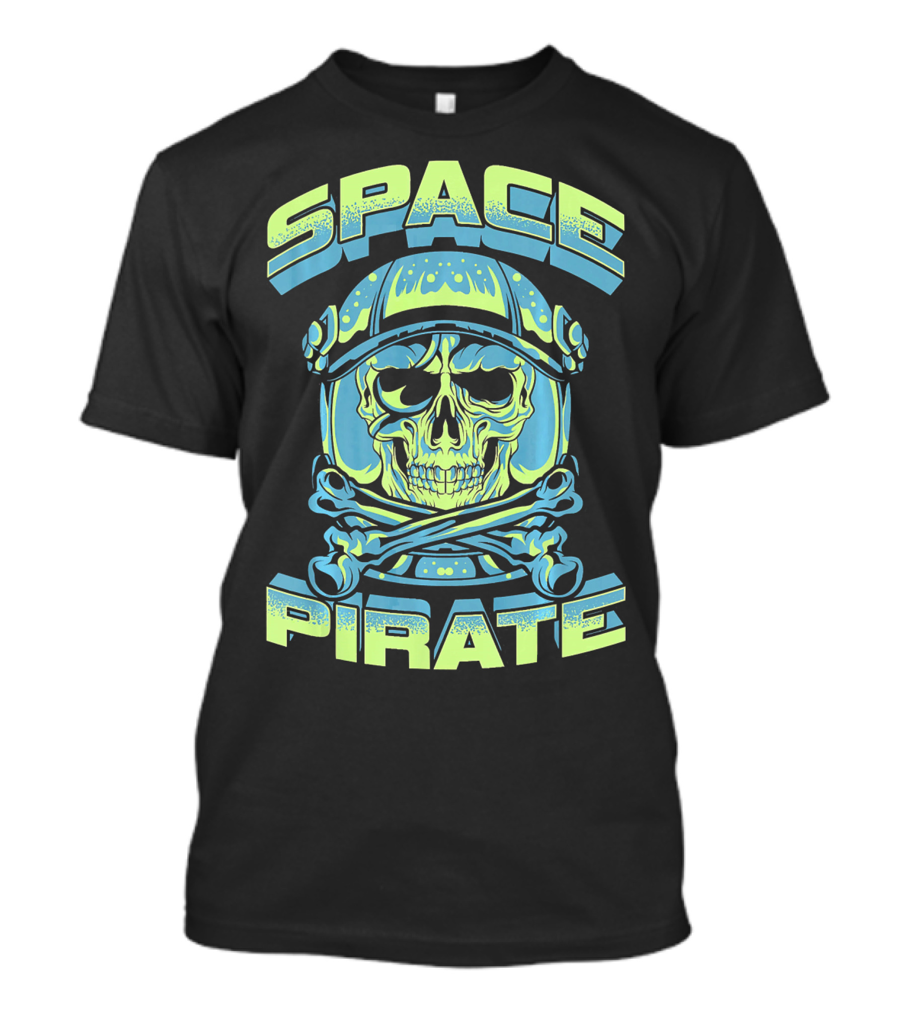 Space Pirate Astronaut Skull T-Shirt