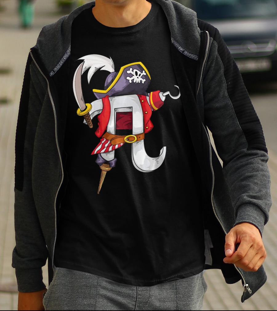 Pi Pirate Costume Cool Math Lovers T-Shirt