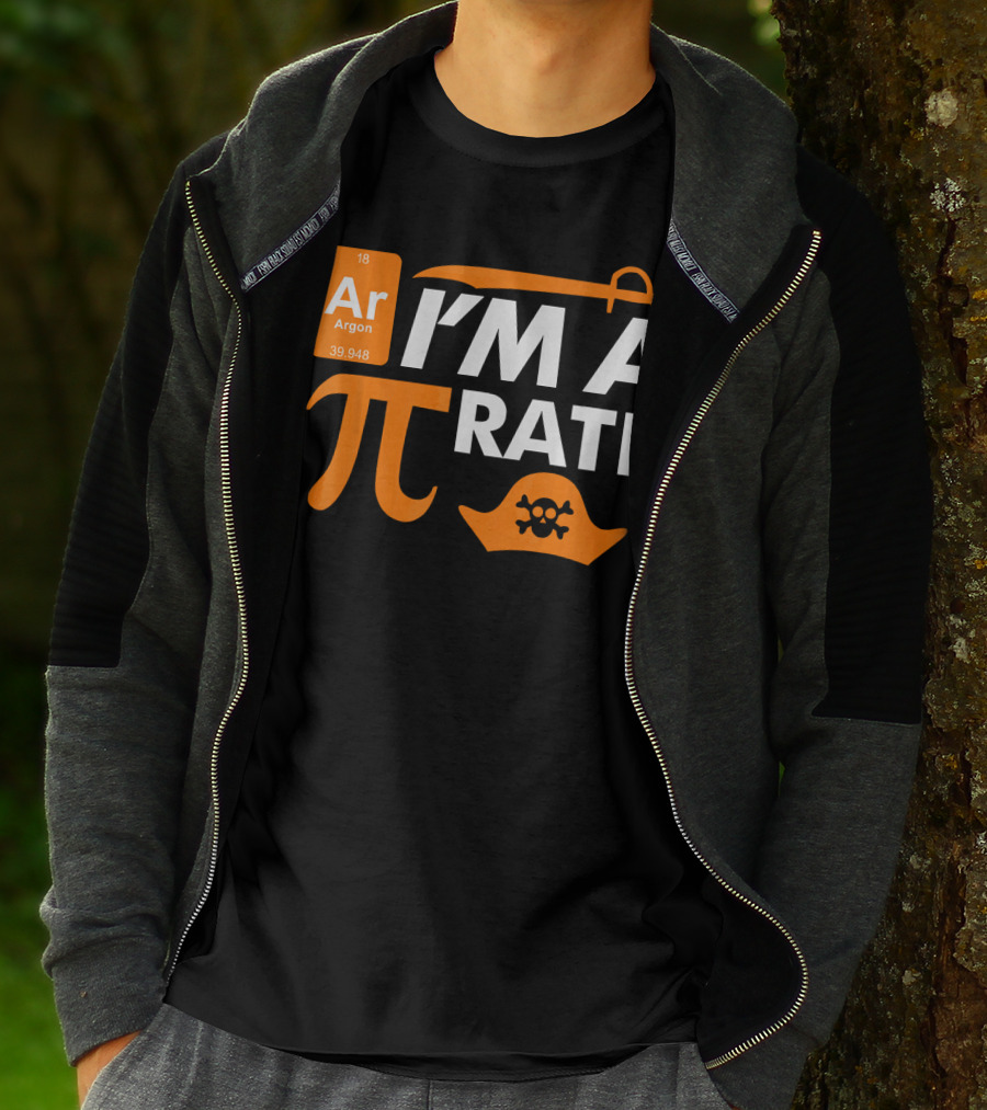 Ar Im A Pirate Pi Symbol Periodic Table Pi Day Elements T-Shirt
