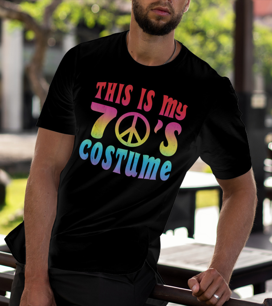 This Is My 70's Peace Sign Costume T-Shirt