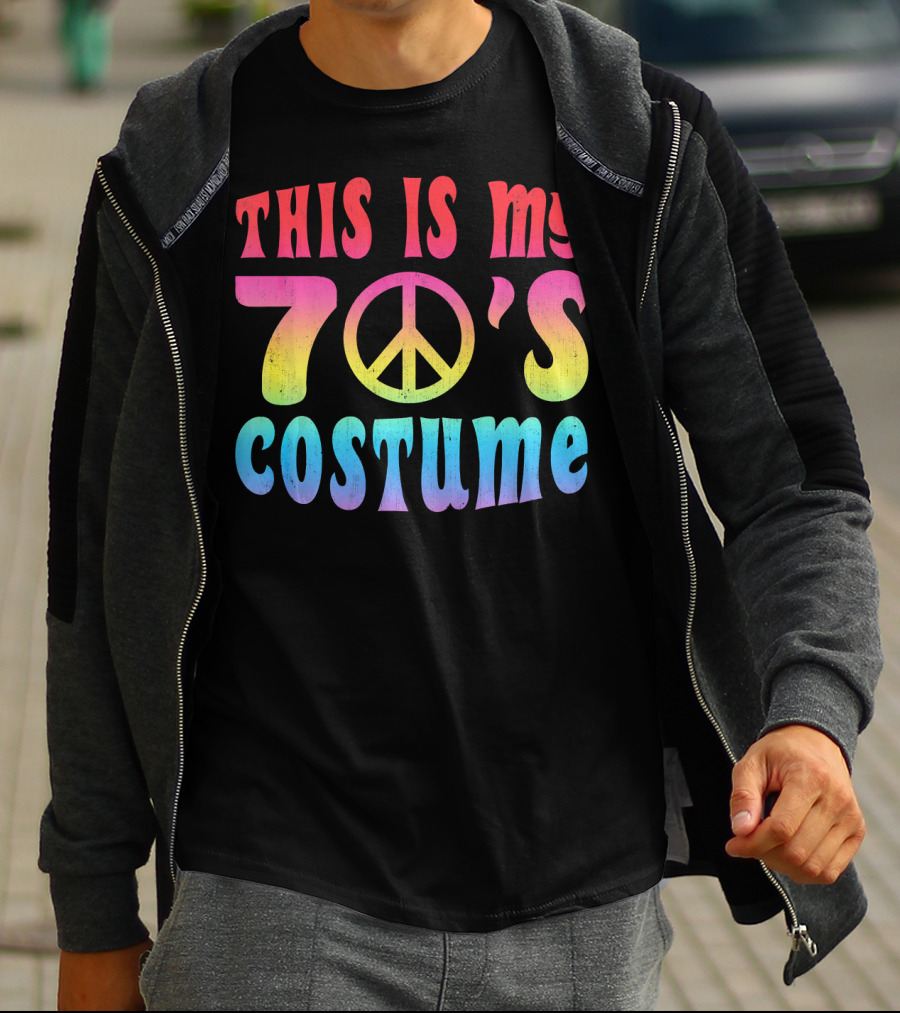 This Is My 70's Peace Sign Costume T-Shirt