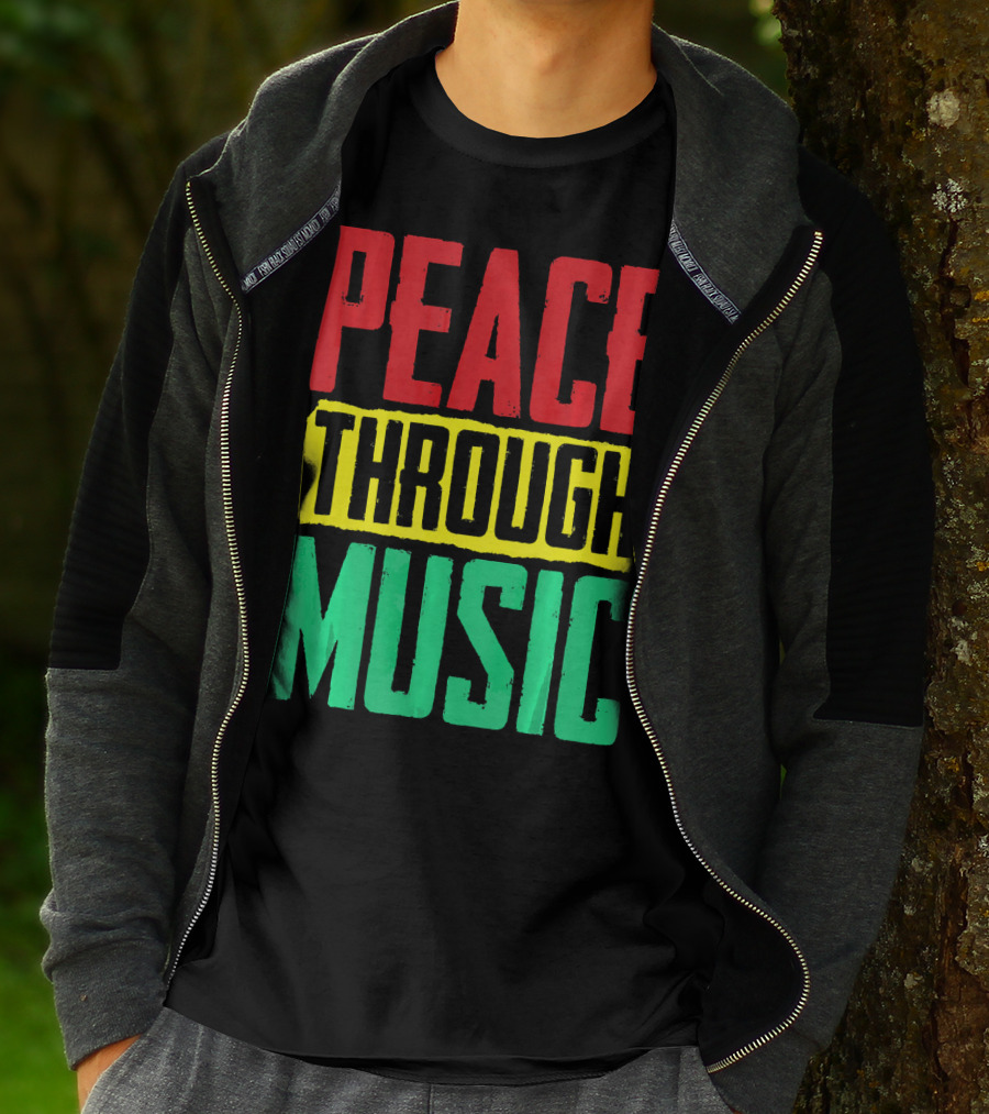 Peace Through Music Reggae Concert T-Shirt