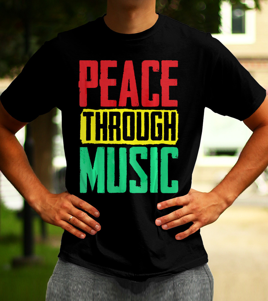 Peace Through Music Reggae Concert T-Shirt