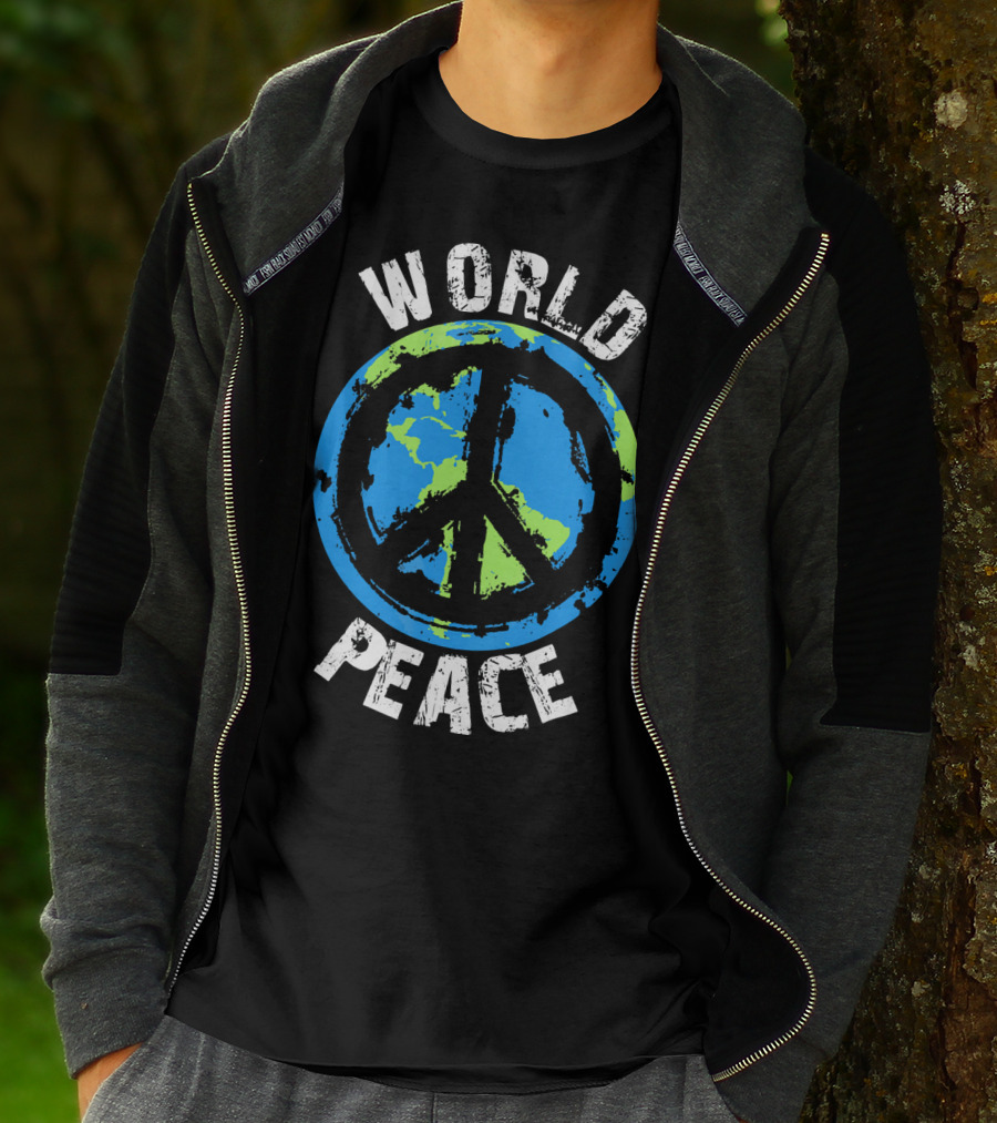 World Peace Global Peace Earth T-Shirt