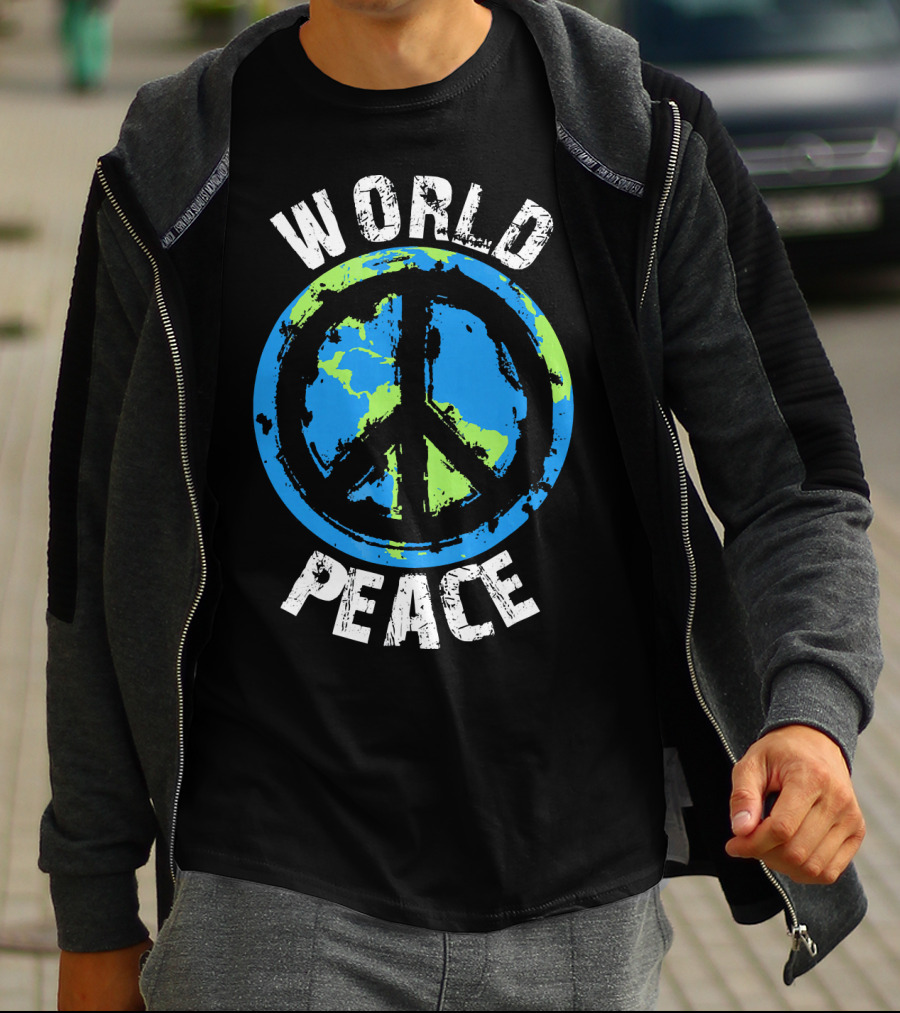 World Peace Global Peace Earth T-Shirt