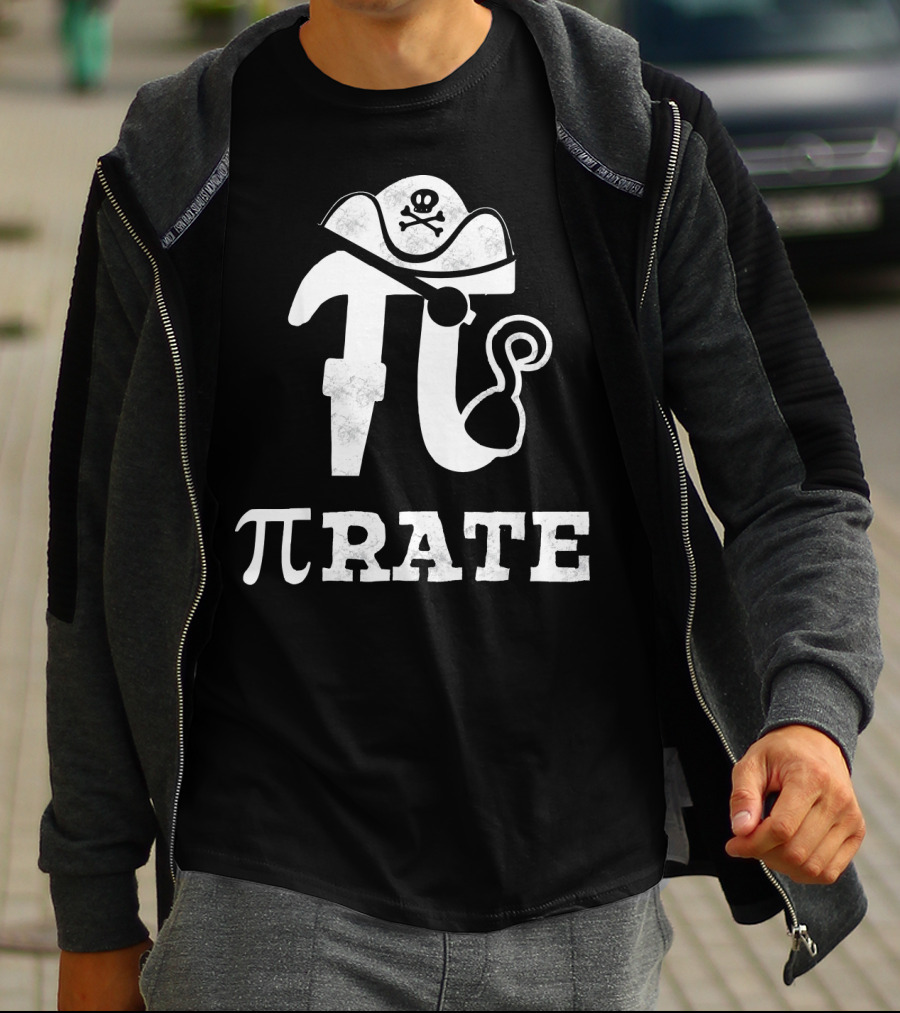 Pi Rate Pirate Math Humor 3.14 T-Shirt