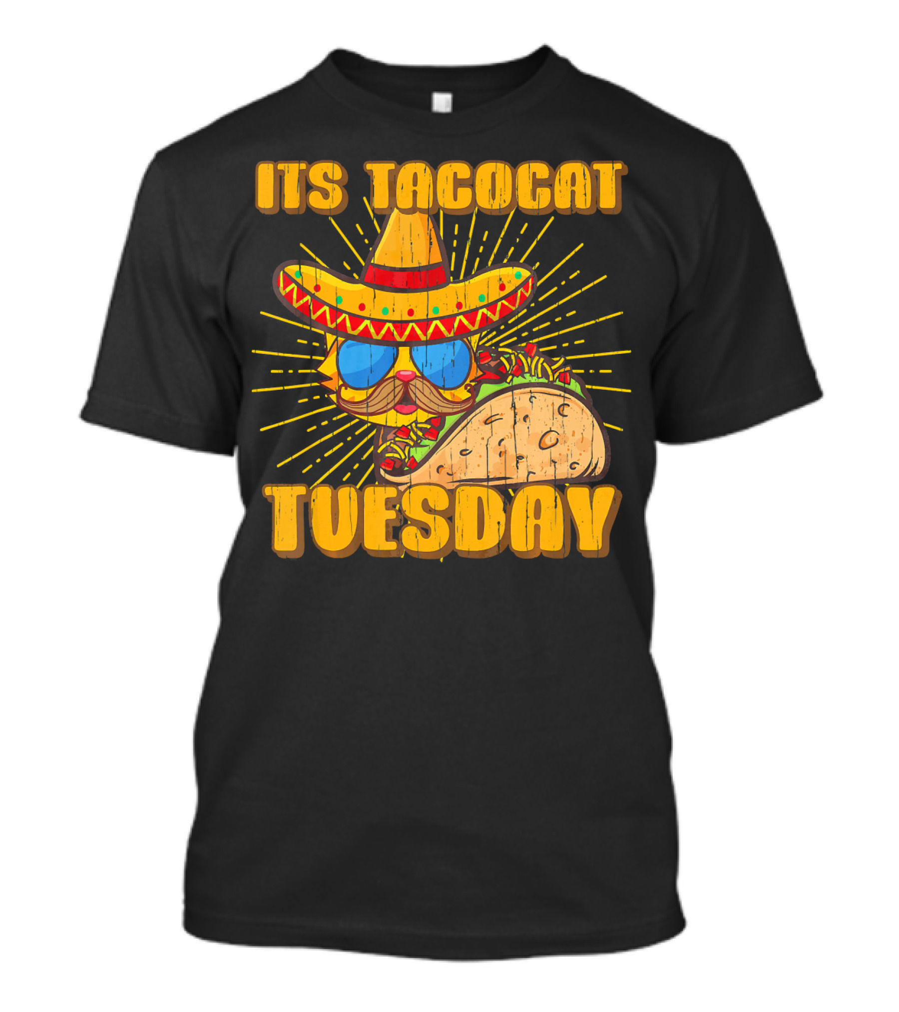 Its Tacocat Tuesday Tacos Cat Lover T-Shirt