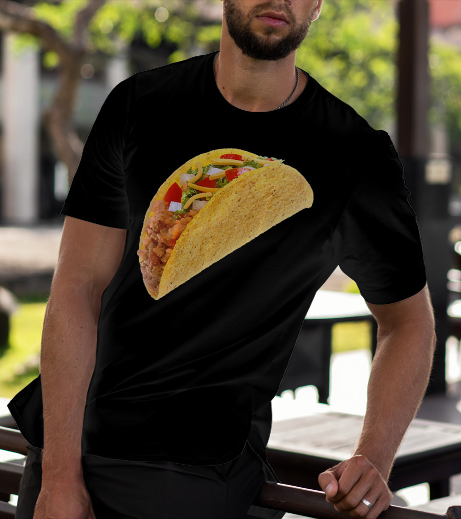 Taco Costume Mexican Food Hard Shell Taco T-Shirt