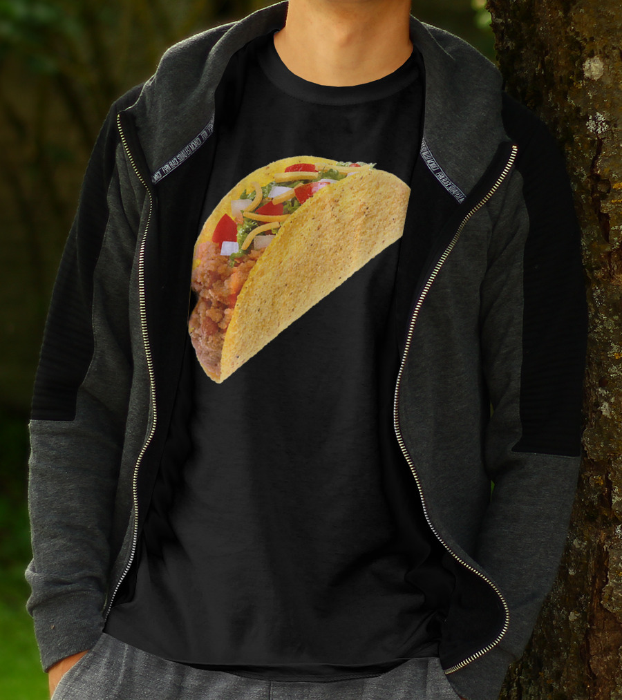 Taco Costume Mexican Food Hard Shell Taco T-Shirt