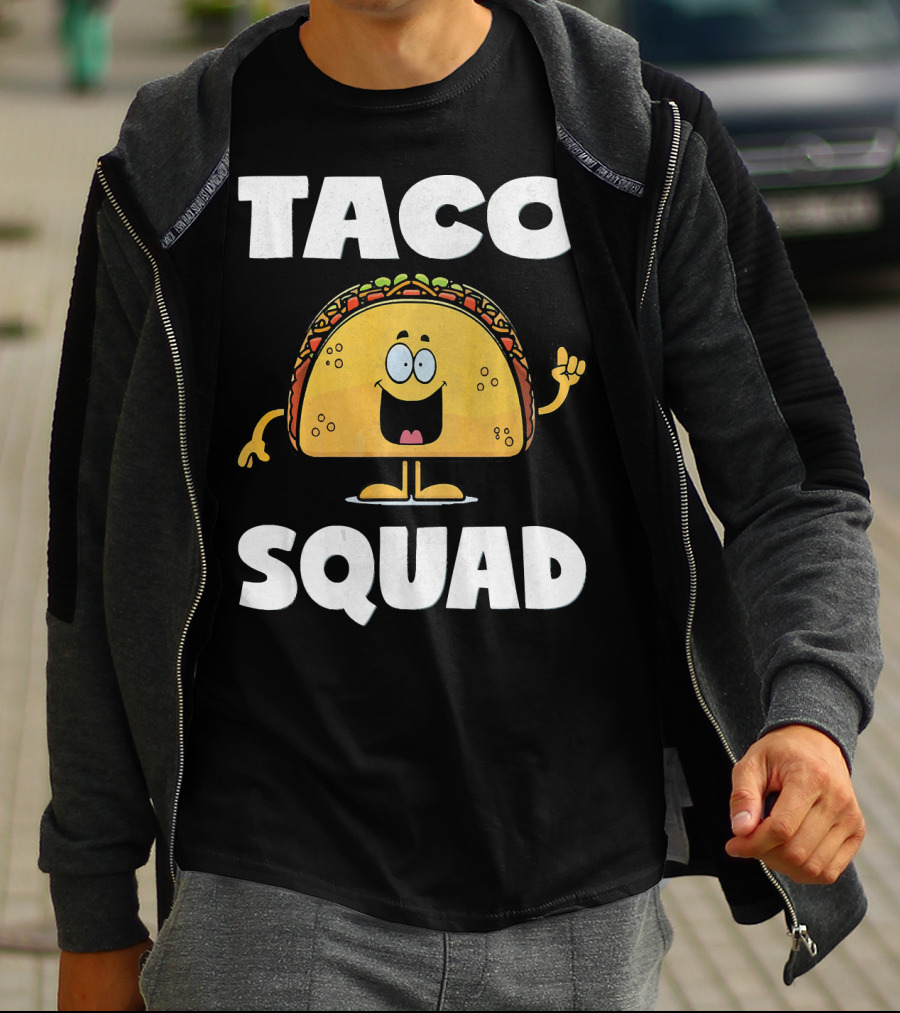 Taco Squad Vintage Funny Tacos Party T-Shirt