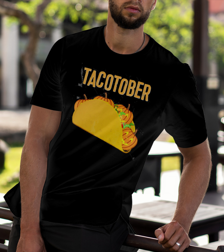 Tacotober Halloween Pumpkin Taco T-Shirt