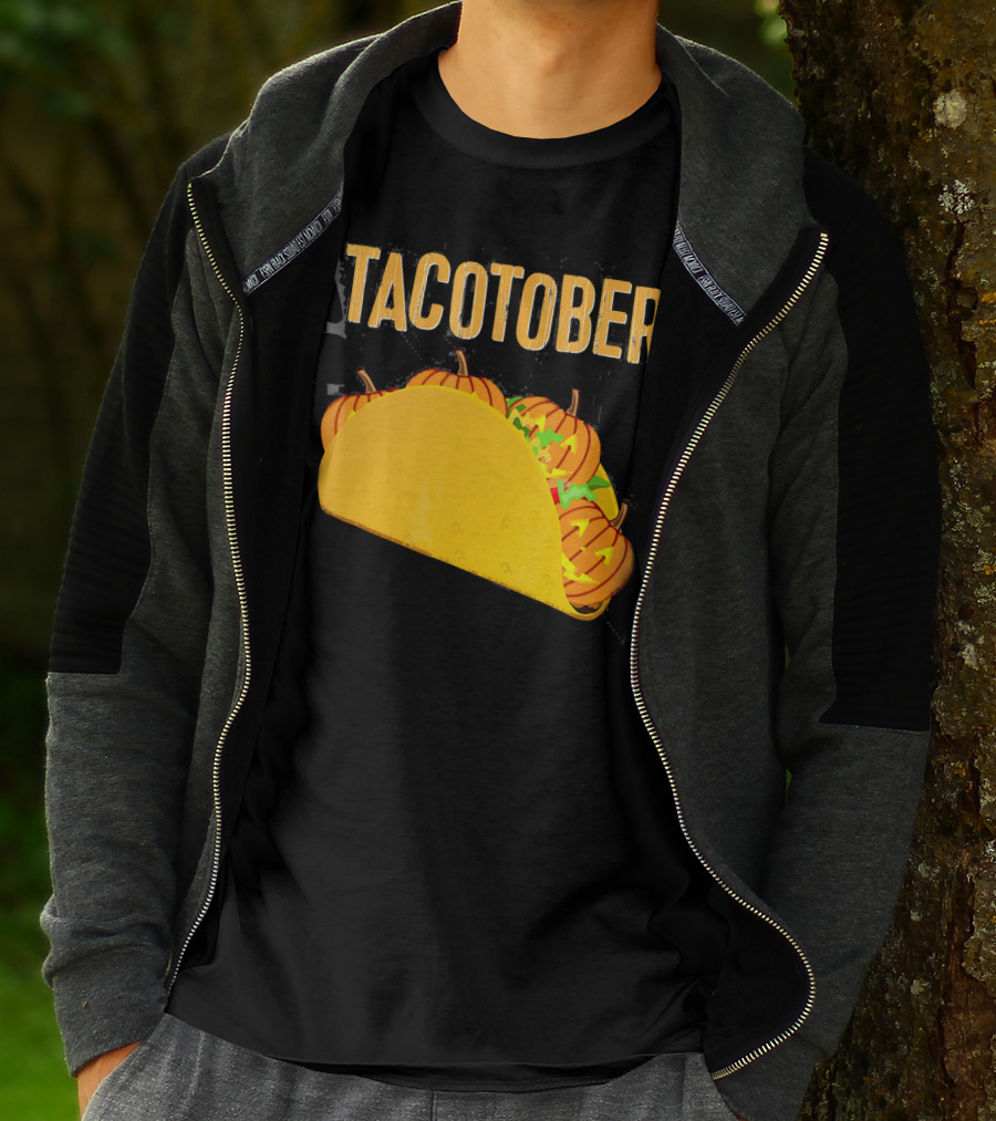 Tacotober Halloween Pumpkin Taco T-Shirt