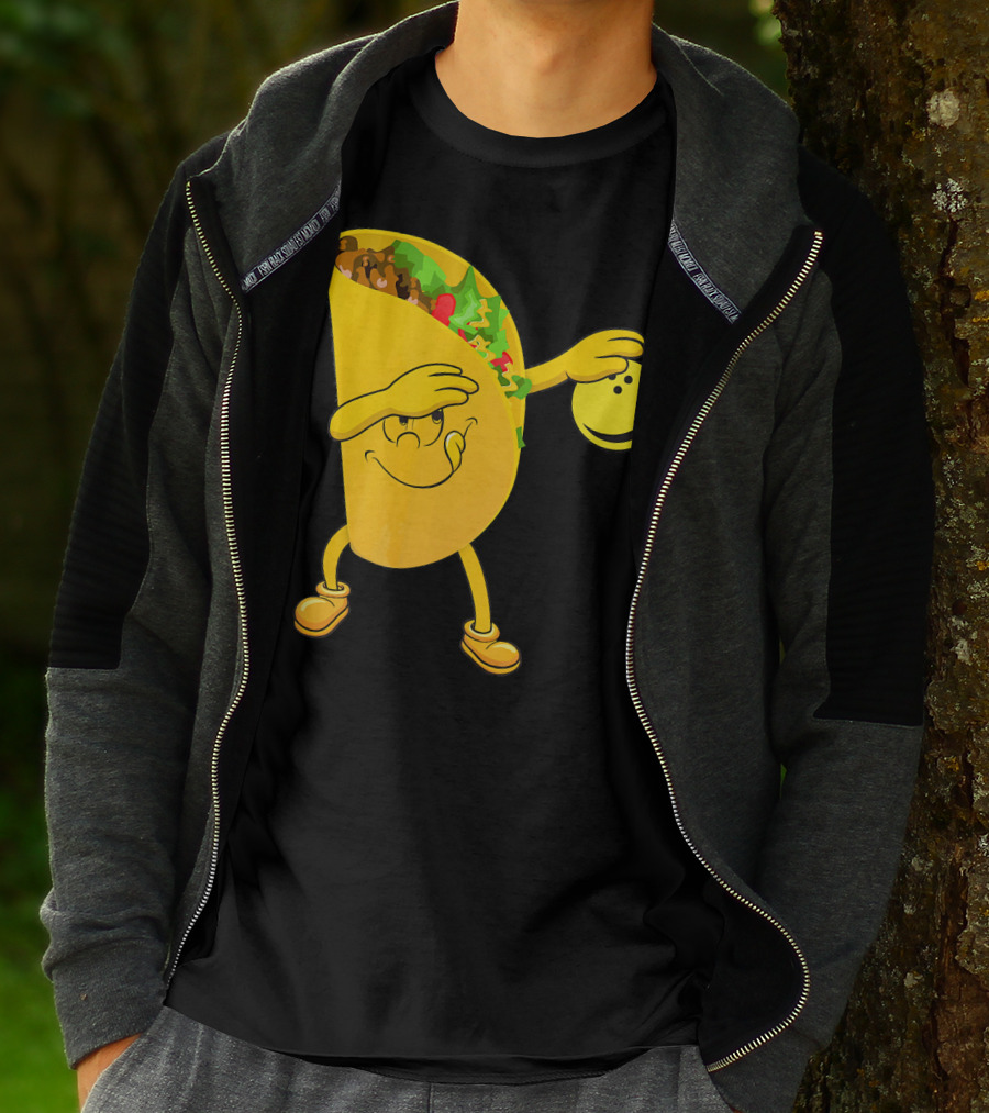 Dabbing Tacos Dab Bowling Happy Bowling Taco T-Shirt