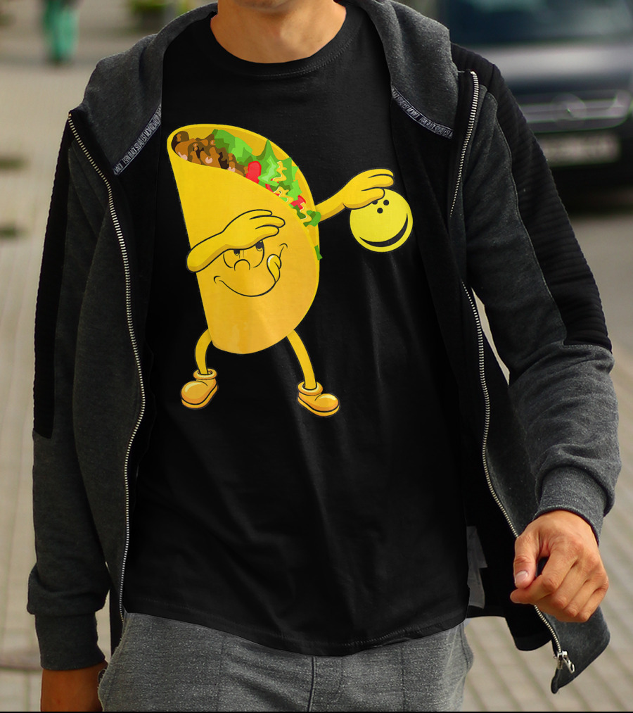 Dabbing Tacos Dab Bowling Happy Bowling Taco T-Shirt