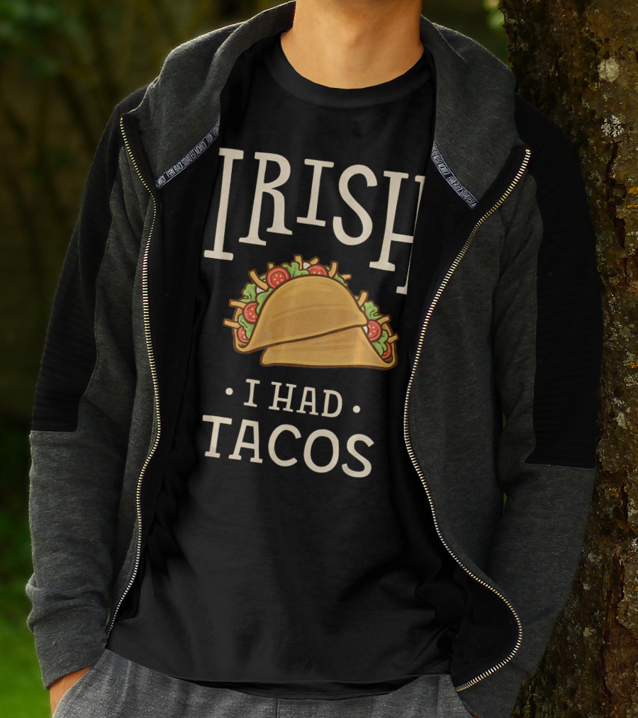 Irish I Had Tacos St Patricks Day Funny T-Shirt