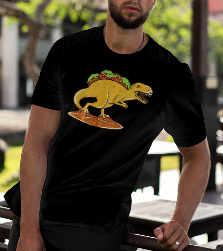 Tyrannosaurus Rex Taco Dinosaur T-Shirt
