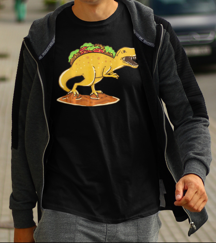 Tyrannosaurus Rex Taco Dinosaur T-Shirt