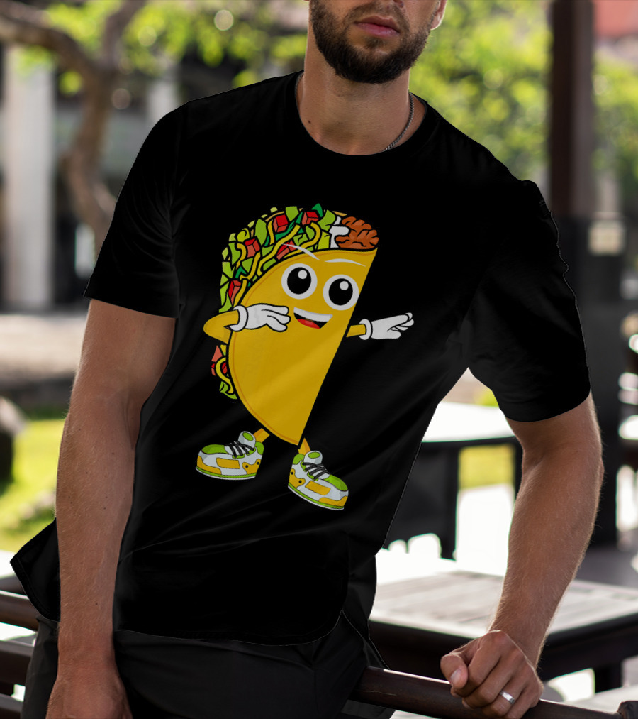 Dabbing Taco Dance Fun Celebrate Fiesta T-Shirt