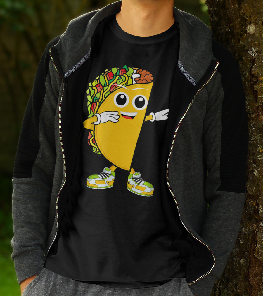 Dabbing Taco Dance Fun Celebrate Fiesta T-Shirt