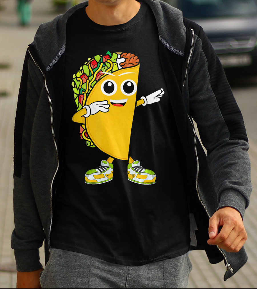 Dabbing Taco Dance Fun Celebrate Fiesta T-Shirt