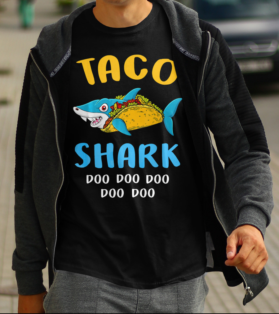 Taco Shark Doo Doo Doo Doo Doo T-Shirt