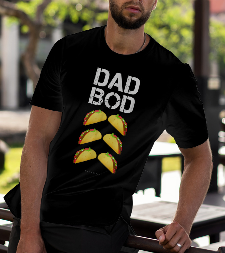 Dad Bod Taco Six Pack Funny Mens Lumowell T-Shirt