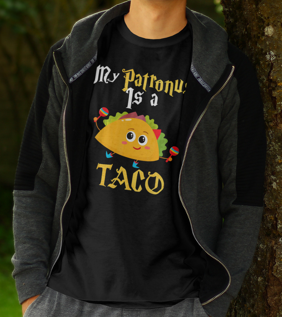 My Patronus Is A Taco With Maracas Mexican Food Love T-Shirt