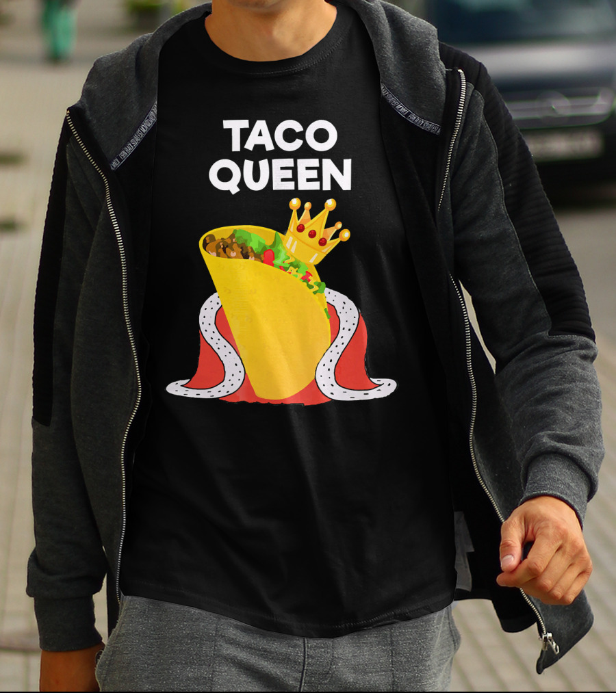 Taco Queen Royal Crowned Taco Tuesday T-Shirt