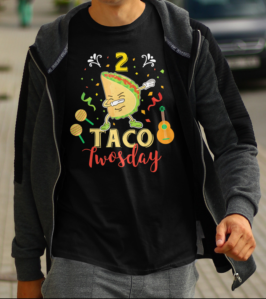 2 Taco Twosday Dabbing Dab Two Yea T-Shirt
