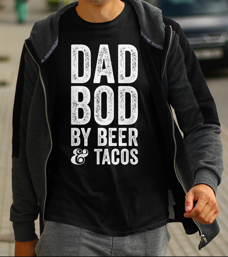 Dad Bod By Beer And Tacos Men's T-Shirt