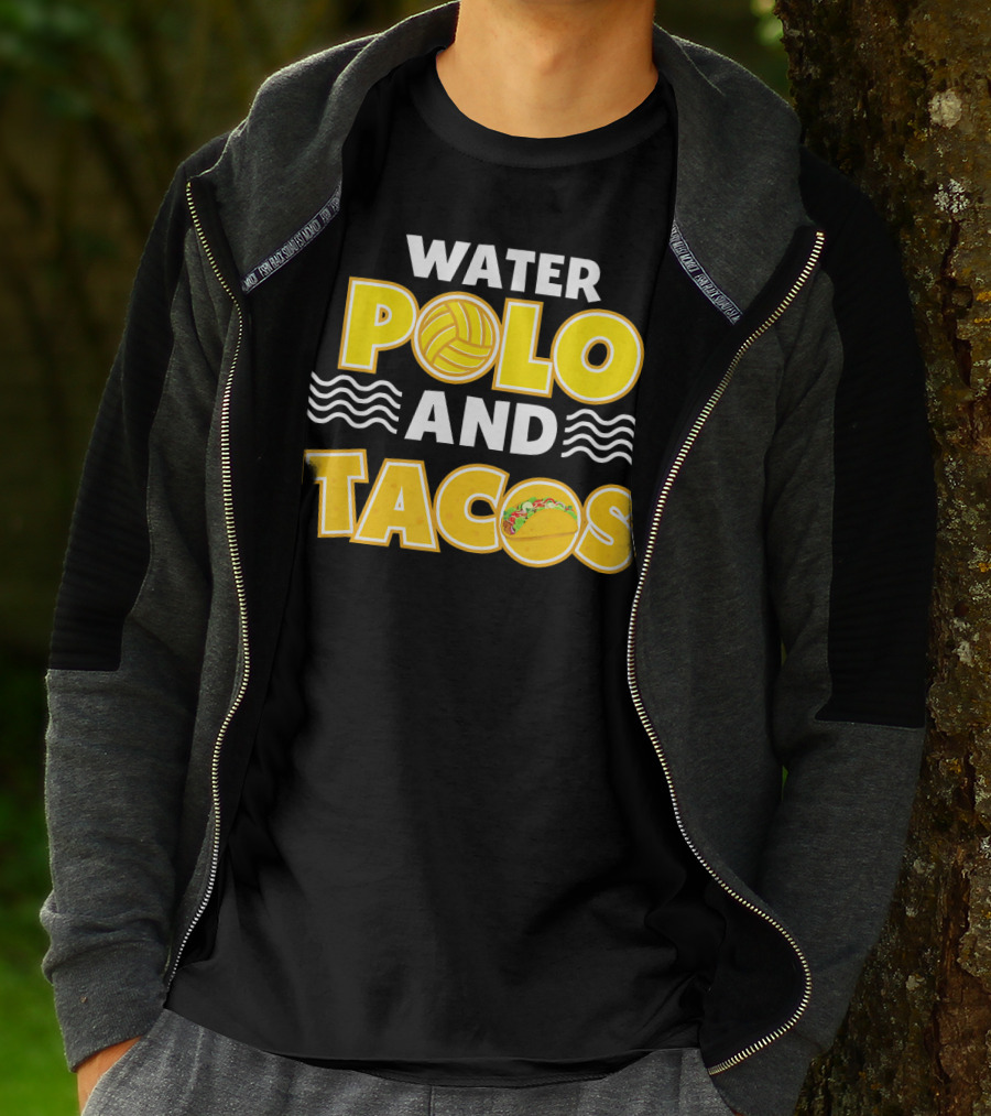 Water Polo And Tacos Player Team Gro T-Shirt
