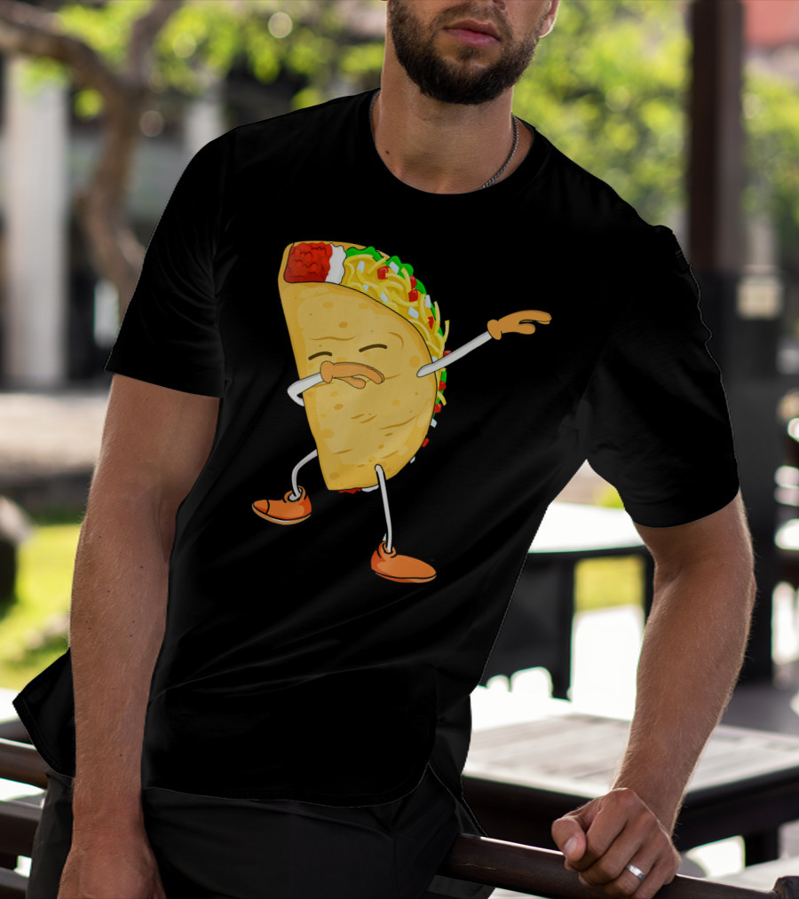 Dabbing Taco Mexican Food Lover Dance Fiesta T-Shirt