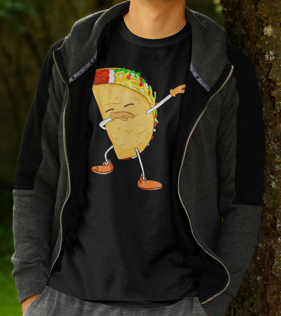 Dabbing Taco Mexican Food Lover Dance Fiesta T-Shirt