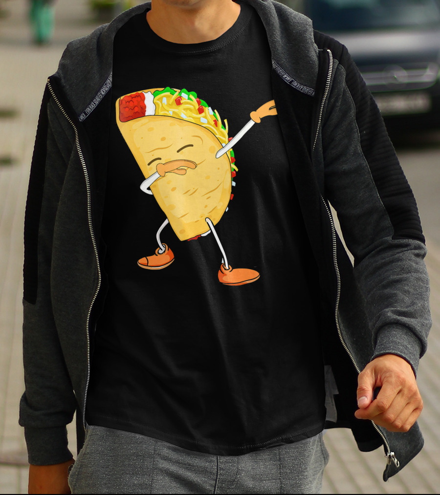 Dabbing Taco Mexican Food Lover Dance Fiesta T-Shirt