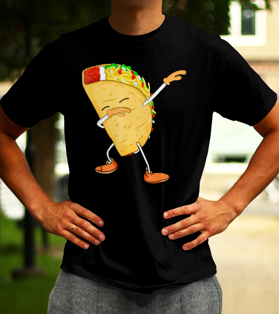 Dabbing Taco Mexican Food Lover Dance Fiesta T-Shirt