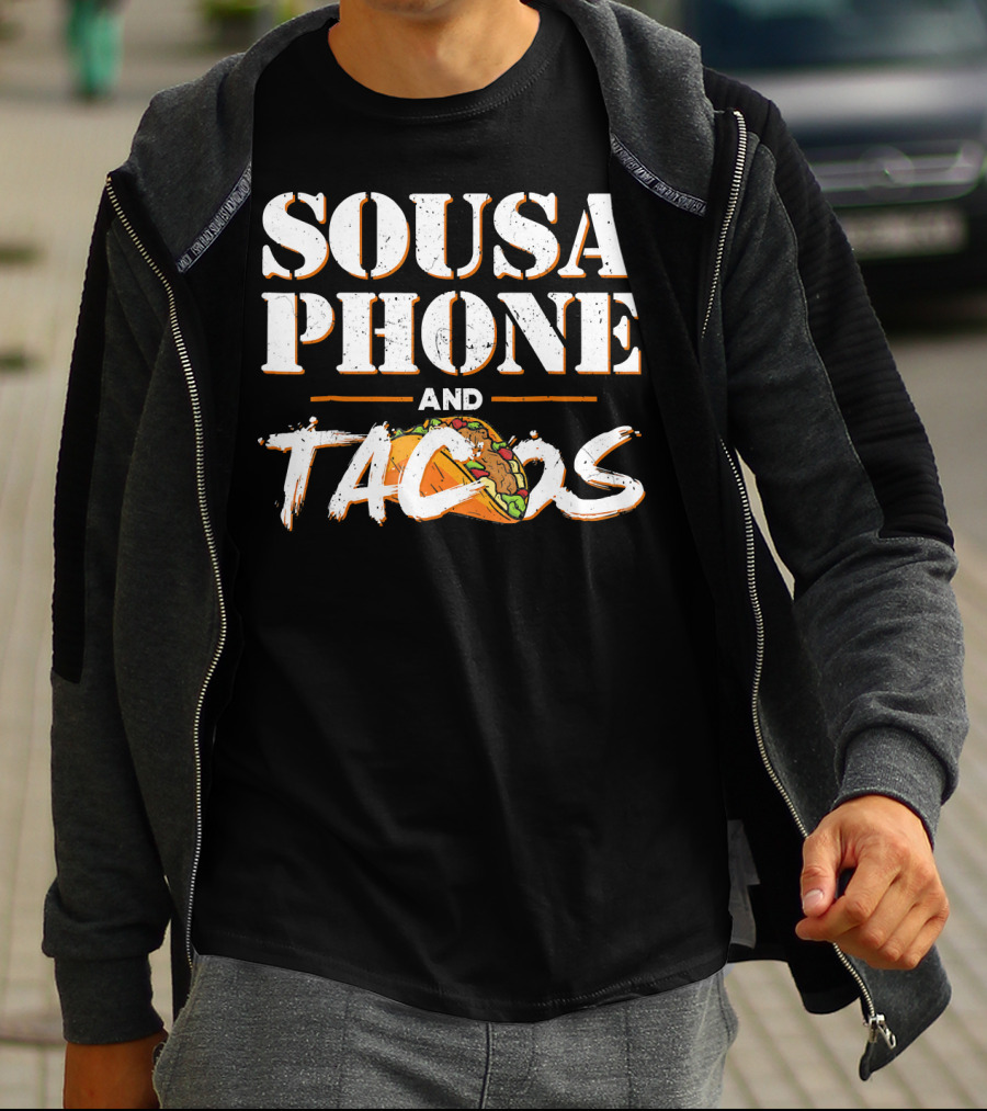 Sousaphone And Tacos Marching Band Humor T-Shirt