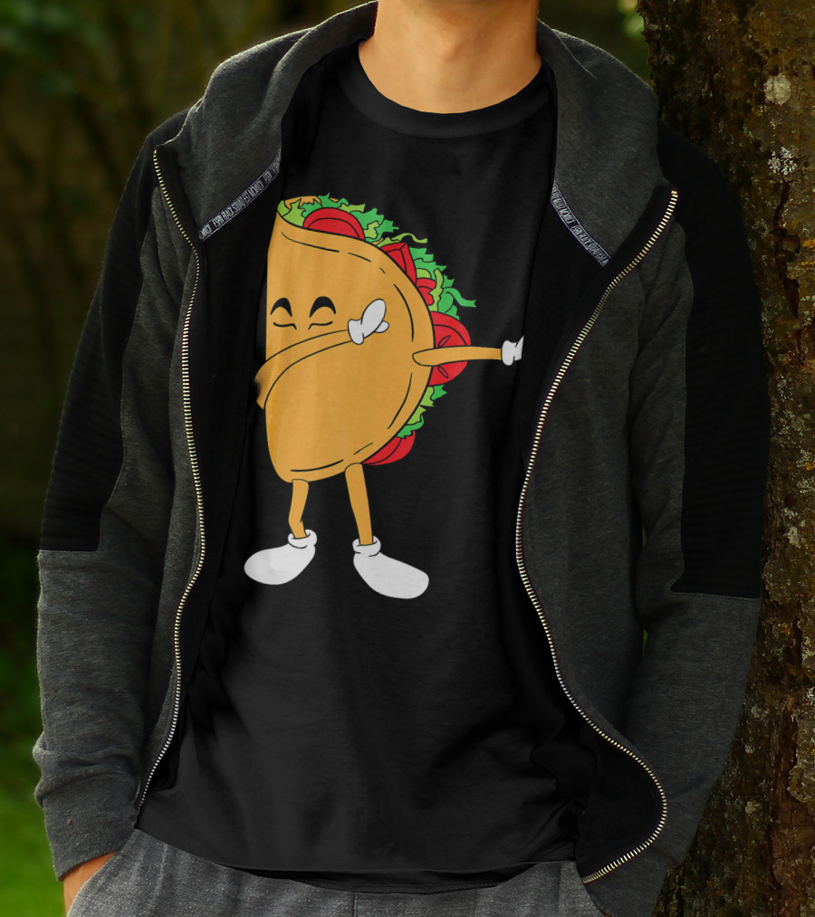 Dabbing Taco Mexico Funny Mexican Food T-Shirt