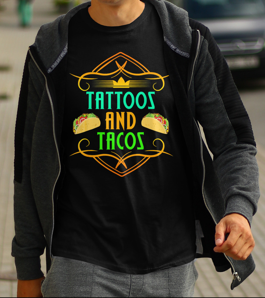 Tattoos And Tacos Sunday Vintage Lovers T-Shirt