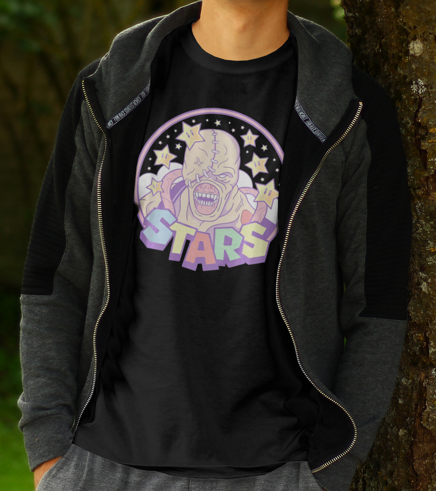 STARS Resident Racoon City Nemesis Pastel T-Shirt