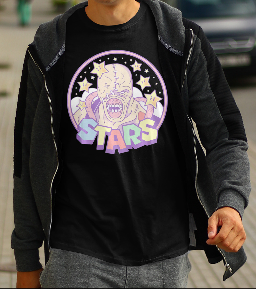 STARS Resident Racoon City Nemesis Pastel T-Shirt