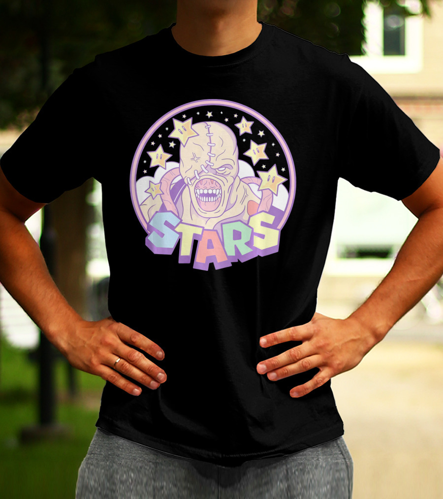 STARS Resident Racoon City Nemesis Pastel T-Shirt