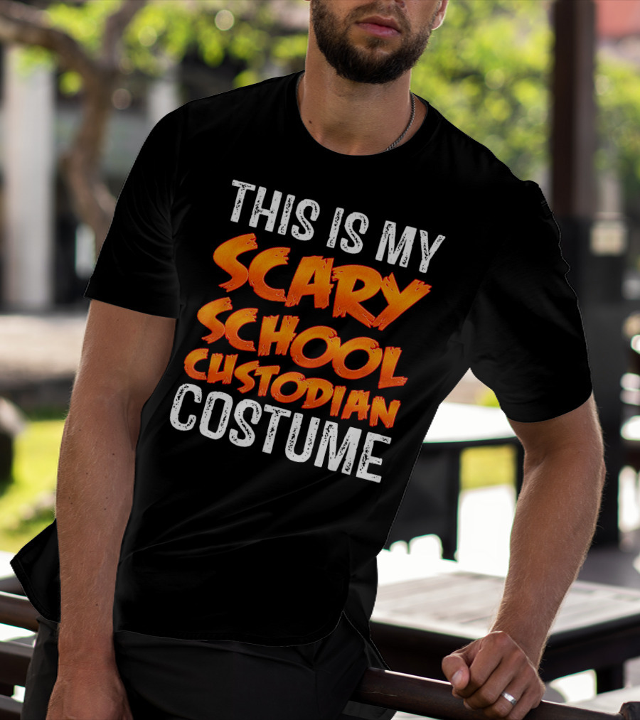 This Is My Scary School Custodian Costume T-Shirt