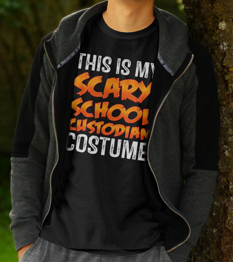 This Is My Scary School Custodian Costume T-Shirt