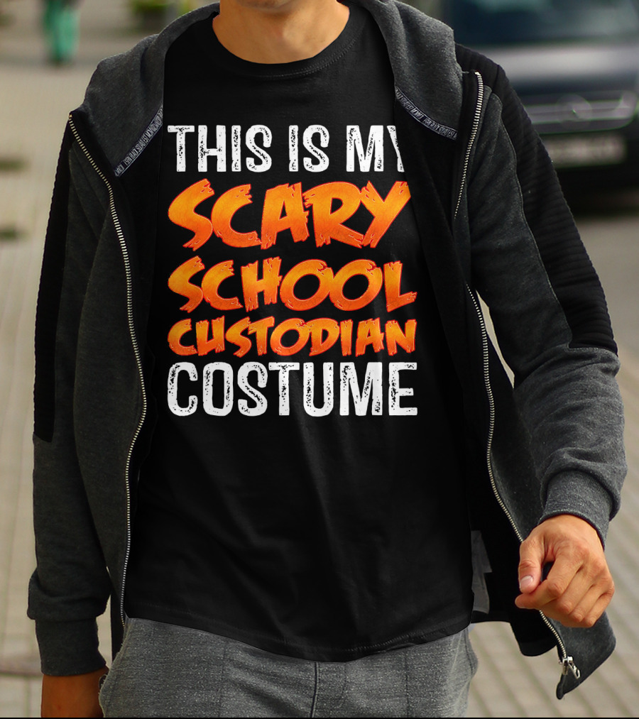 This Is My Scary School Custodian Costume T-Shirt