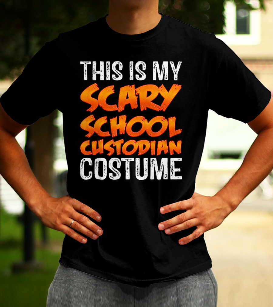 This Is My Scary School Custodian Costume T-Shirt