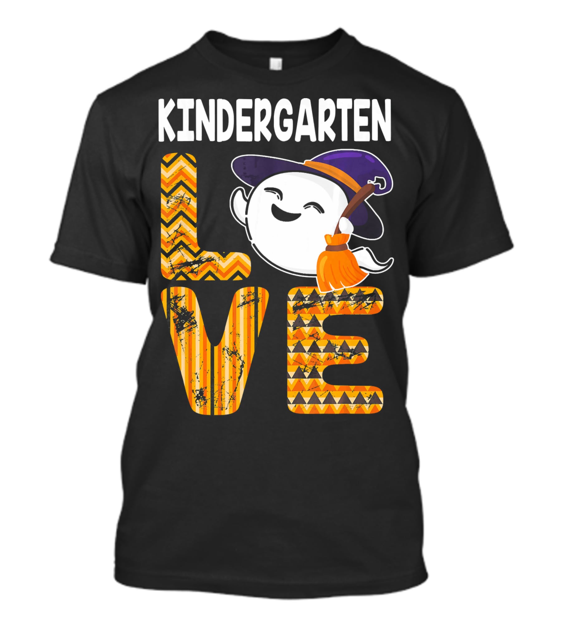 Kindergarten Love Cute Boo Ghost Halloween T-Shirt