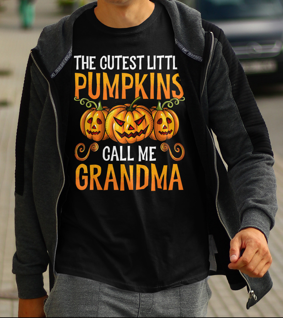 The Cutest Little Pumpkins Call Me Grandma T-Shirt